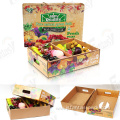 Custom Vegetable Fruit Packing Carton Box